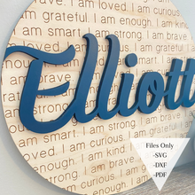Load image into Gallery viewer, The Affirmation Sign - Print Font - Digital File