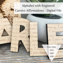 Load image into Gallery viewer, The Affirmation Alphabet - Digital File